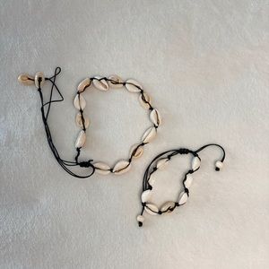 Puka Shell Necklace & Anklet Set